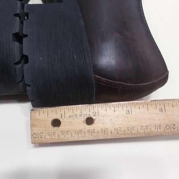 Eastland Amherst Monk-Strap Loafers, Dark Brown Leather, Chunky Sole, Womens 8 - Picture 9 of 10